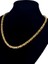Sarı Gold Renk Erkek Çelik Kral Zincir Kolye Sevgiliye Hediye ck11 6