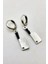 Unisex Sallantılı Master Chef Satır Küpe bck39 6
