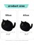 Kara Kedi Peluş, Kedi Yastığı, Kara Kedi Peluş Oyuncak Kara Kedi Peluşlar Yaratıcı, Siyah Kedi Yastık Kara Kedi Peluş, Kara Kedi Hediyeleri(15,7 Inç) (Yurt Dışından) 2