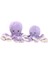 Ahtapot Doldurulmuş Hayvanlar, Ahtapot Peluş Bebek Çocuklar Için Oyuncaklar Oyna Kız Erkek Yetişkinler Doğum Günü Noel Hediyesi Mevcut 7 Inç Mor (Yurt Dışından) 4