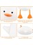 Beyaz Ördek Peluş Yastıklar, 19.6U201DÖRDEK Doldurulmuş Hayvan, Benzersiz Ördek Sarılma Yastık Peluş Oyuncak,kawaii Beyaz Ördek Peluşlar,squishy Ördek Sarılma Yastık Yastık Bebek (Yurt Dışından) 2
