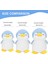 Penguen Peluş Yastık, Doğum Günü, Sevgililer Günü, Noel Için Yumuşak Penguen Doldurulmuş Hayvan Sarılma Yastık Oyuncak Hediyeler, 9,8 Inç, Mavi. (Yurt Dışından) 2