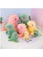 Büyüleyici Dinozor Doldurulmuş Hayvan Yastık - Çocuklar Için Yumuşak 3D Peluş Oyuncak, Çocuk Odası Dekorasyonu (Pembe) (Yurt Dışından) 2