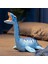 Nessie Peluş Oyuncak, 16”sevimli Karikatür Anime Periferik Mavi Loch Ness Canavarı Karakter Dolması Peluş Şekil Yastık Oyuncak, Yetişkin Çocuk Hayranları Erkekler ve Kızlar Için (Yurt Dışından) 2