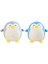Açık Mavi Penguen Peluş Oyuncak, Penguen Peluş Doldurulmuş Hayvan Peluş Yastık Erkekler ve Kızlar Için 10 Inç Noel Doğum Günü Hediyesi (Yurt Dışından) 2