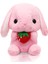 Tavşan Doldurulmuş Hayvan Paskalya Kulaklı Tavşan Peluş Sevimli Beyaz Tavşan Peluş Oyuncak Havuçlu Kabarık Kawaii Yumuşak Sarılma Uyku Yastığı (Yurt Dışından) 1
