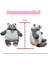 21.5 Inç Panda Peluş Hayvan Dolu Yastık, Yumuşak ve Sevimli Büyük Panda El Sıcak Peluş Oyuncak Hediye Erkekler ve Kızlar Için (Yurt Dışından) 2