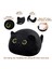 15.7" 3D Kara Kedi Peluş Oyuncak Yastık, Yumuşak Kawaii Yavru Kedi Doldurulmuş Hayvan Yastığı (Yurt Dışından) 4