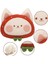 16IN Yumuşak Kedi Anime Peluş Yastık Sevimli Çilek Kitty Dolması Hayvan Peluş Oyuncak Kawaii Plushies Odası Dekor Çocuklar Erkekler Kızlar Için Noel Doğum Günü Hediyeleri (Yurt Dışından) 4