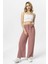 Kadın Beli Lastik Detaylı Bol Paça Pantolon 240240 - 1