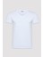 V Neck Beyaz Tişört 1