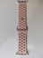 Apple Watch 42 mm / 44MM / 45MM / 49 mm (Seriler /se/ultra ile Uyumlu) Delikli Spor Silikon Kordon Toz Pembe 2