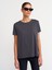 3471 Bisiklet Yaka Basic T-Shirt-Antrasit 1