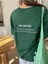 Blacksokak Kadın Yeşil Exploratıon Baskılı Oversize Bisiklet Yaka Tshirt 1