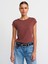 30699 Pamuklu T-Shirt-Kahve 1