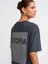30735 Taş Baskı Detaylı T-Shirt-Antrasit 1