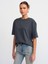 30735 Taş Baskı Detaylı T-Shirt-Antrasit 2