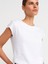 30719 Bisiklet Yaka T-Shirt-Beyaz 4