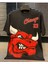 Blacksokak Erkek Antrasit Chicago 23 Baskılı Oversize Bisiklet Yaka T-Shirt 1