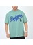 Blacksokak Erkek Açık Mavi Dodgers Baskılı Oversize Bisiklet Yaka Tshirt 1