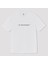 Blacksokak Kadın Beyaz Gül Baskılı Oversize Tshirt 1