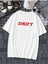 Blacksokak Unisex Beyaz Drift Tokyo Baskılı Oversize T-Shirt 2