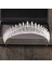 Mor Gümüş Renk Kristal Rhinestone Taç ve Tiara Düğün Saç Aksesuarları Gelin Tiaras Saç Taç Düğün Başlığı Kadın Diadem (Yurt Dışından) 2