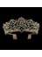 Altın Yeşili Kmvexo Avrupa Damla Yeşil Kırmızı Kristal Tiaras Vintage Altın Rhinestone Pageant Taçlar ile Tarak Barok Düğün Saç Aksesuarları (Yurt Dışından) 1