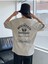 Kadın Gri Mountaın Oversize Bisiklet Yaka Tshirt 1