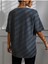 Blacksokak Kadın Gri 98 Musıc Cıty Oversize Bisiklet Yaka Tshirt 2