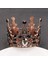 Gümüş Kaplı Gelin Düğün Tiaras Kristal Küçük Taç Doğum Günü Pastası Pişirme Dekoratif Kafa Takı Çocuk Küçük Diadem Saç Aksesuarları (Yurt Dışından) 4
