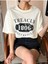 Blacksokak Kadın Krem Treacly 1806 Baskılı Oversize Bisiklet Yaka Tshirt 4