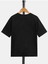 Blacksokak Erkek Çocuk Siyah Ayı Baskılı Oversize Bisiklet Yaka Tshirt 2