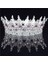 Altın Yeşili Kristal Vintage Kraliyet Kraliçe Kral Tiaras ve Taçlar Menwomen Pageant Balo Diadem Saç Süsler Düğün Saç Takı Aksesuarları (Yurt Dışından) 2