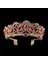 Gümüş Yeşil Kmvexo Avrupa Damla Yeşil Kırmızı Kristal Tiaras Vintage Altın Rhinestone Pageant Taçlar ile Tarak Barok Düğün Saç Aksesuarları (Yurt Dışından) 3