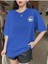 Blacksokak Kadın Mavi Beautıful Baskılı Oversize Bisiklet Yaka Tshirt 3