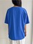 Blacksokak Kadın Mavi Oversize Bisiklet Yaka Tshirt 2