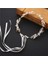 H Getnoıvas Gelin Goldsilver Renk Çiçek Şerit Hairband Kafa Bandı Kadın Başlığı Tiara Düğün Gelin Saç Takı Aksesuarı (Yurt Dışından) 2