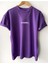 Erkek Mor Istanbul Baskılı Oversize Bisiklet Yaka Tshirt 1