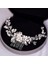 NO.51198 Beden Rhinestone Inci Gelin Saç Tarak Gelin Mucizevi Kristal Saç Tarak Tiaras Kadınlar Kız Saç Takı Düğün Saç Aksesuarları (Yurt Dışından) 2