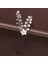 UZ002 Moda Gümüş Renk Tasarım Kafa Takı Inci Rhinestone Saç Tokası Kristal Gelin Saç Aksesuarları Kadın Düğün Saç Tokası (Yurt Dışından) 5