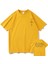 Blacksokak Erkek Sarı Cactus Jack Baskılı Oversize Bisiklet Yaka Tshirt 1