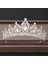 Kırmızı Düğün Taç Saç Takı Gelin Başlığı Kadın Barok Rhinestones Kristal Tiaras Gelin Parti Taçlar Düğün Saç Aksesuarları (Yurt Dışından) 3