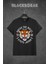 Erkek Siyah Aslan 1998 Baskılı Oversize Bisiklet Yaka Tshirt 1