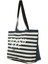 Lacivert Çizgili Beach Bag Baskılı Plaj Çantası 2