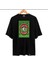 Blacksokak Erkek Siyah Psych Fest Oversize Bisiklet Yaka Tshirt 1
