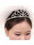 No.11 Boyutu Sıcak Moda Gelin Tiara Taç Lüks Prenses Düğün Saç Takı Kadınlar Kız Kalp Kristal Balo Kafa Bandı (Yurt Dışından) 4