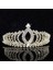 No.8 Boyutu Sıcak Moda Gelin Tiara Taç Lüks Prenses Düğün Saç Takı Kadınlar Kız Kalp Kristal Balo Kafa Bandı (Yurt Dışından) 1