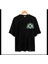 Blacksokak Erkek Siyah Brasıl Oversize Bisiklet Yaka Tshirt 1