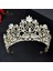 A333-G A195 Barok Düğün Kafa Kristal Gelin Taçlar ve Tiaras Saç Takı Aksesuarları Kadın Rhinestone Şapkalar Kraliçe Diadem (Yurt Dışından) 2